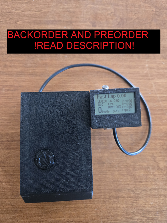 BACKORDER & PREORDER - SpeedMaster3000 Handlebar Lap Timer